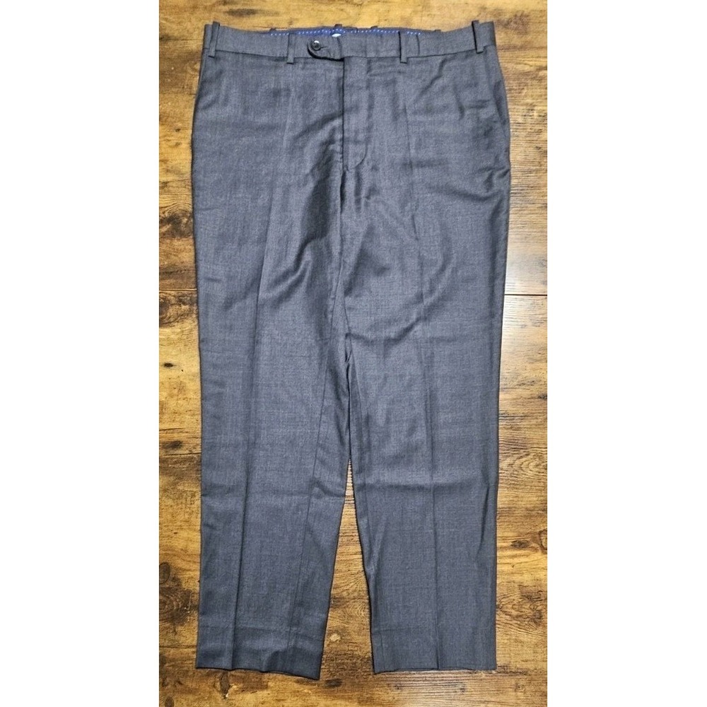Peter Millar Wool Pants Crown Charcoal Gray Men's Size 36x30